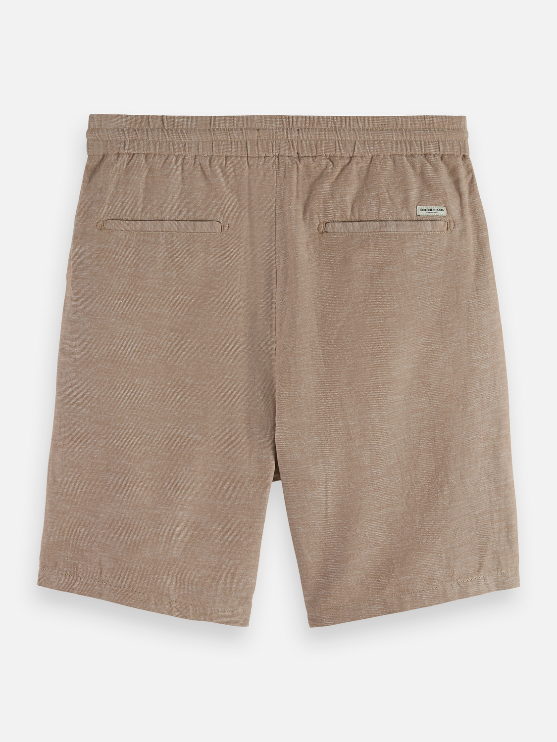 Seasonal Essentials Fave cotton linen chino shorts - AMPHORA