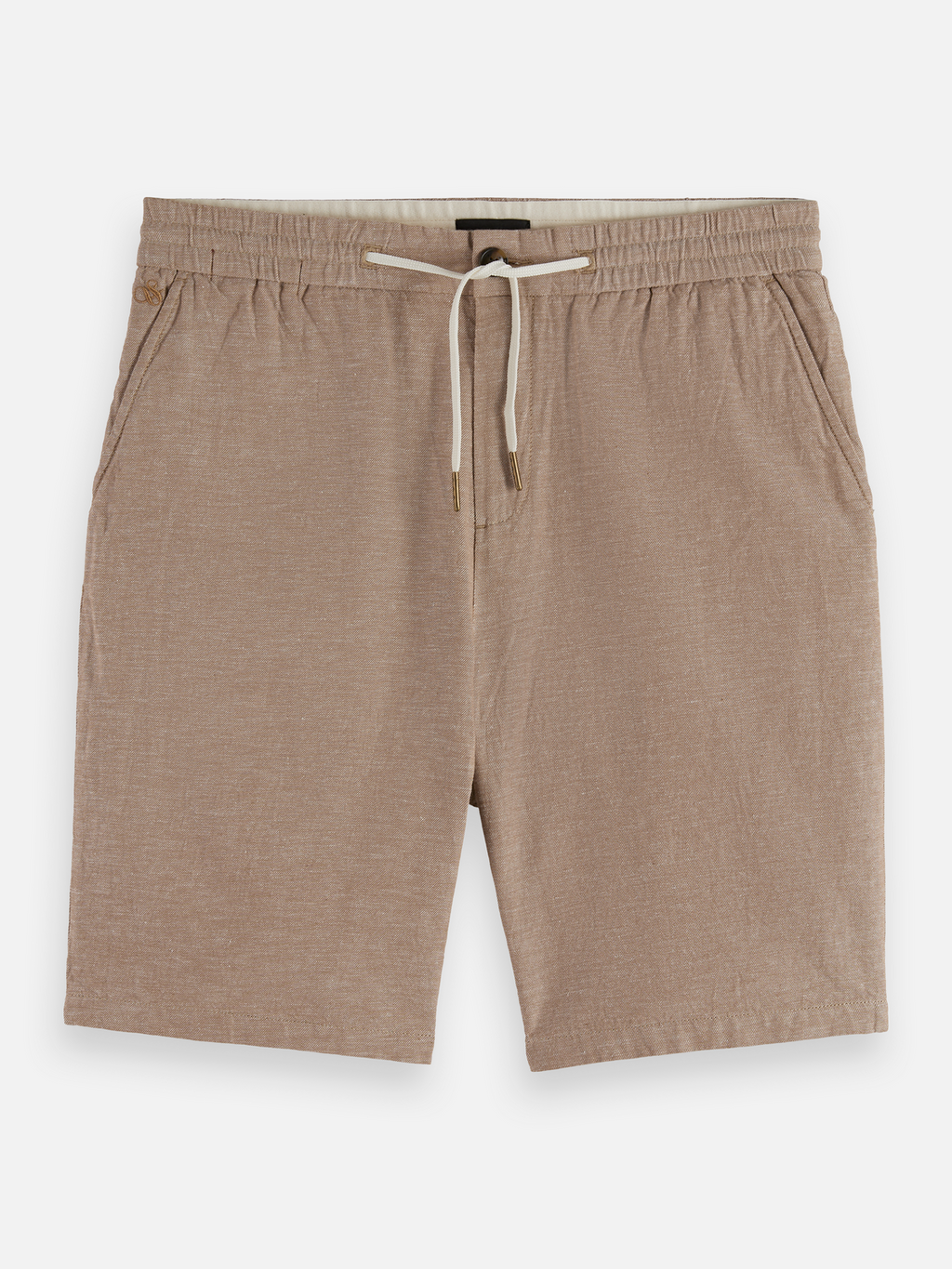 Seasonal Essentials Fave cotton linen chino shorts - AMPHORA