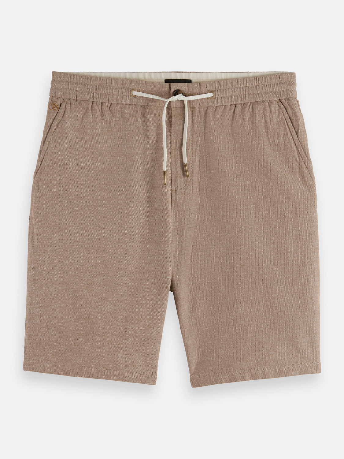 Seasonal Essentials Fave cotton linen chino shorts - AMPHORA
