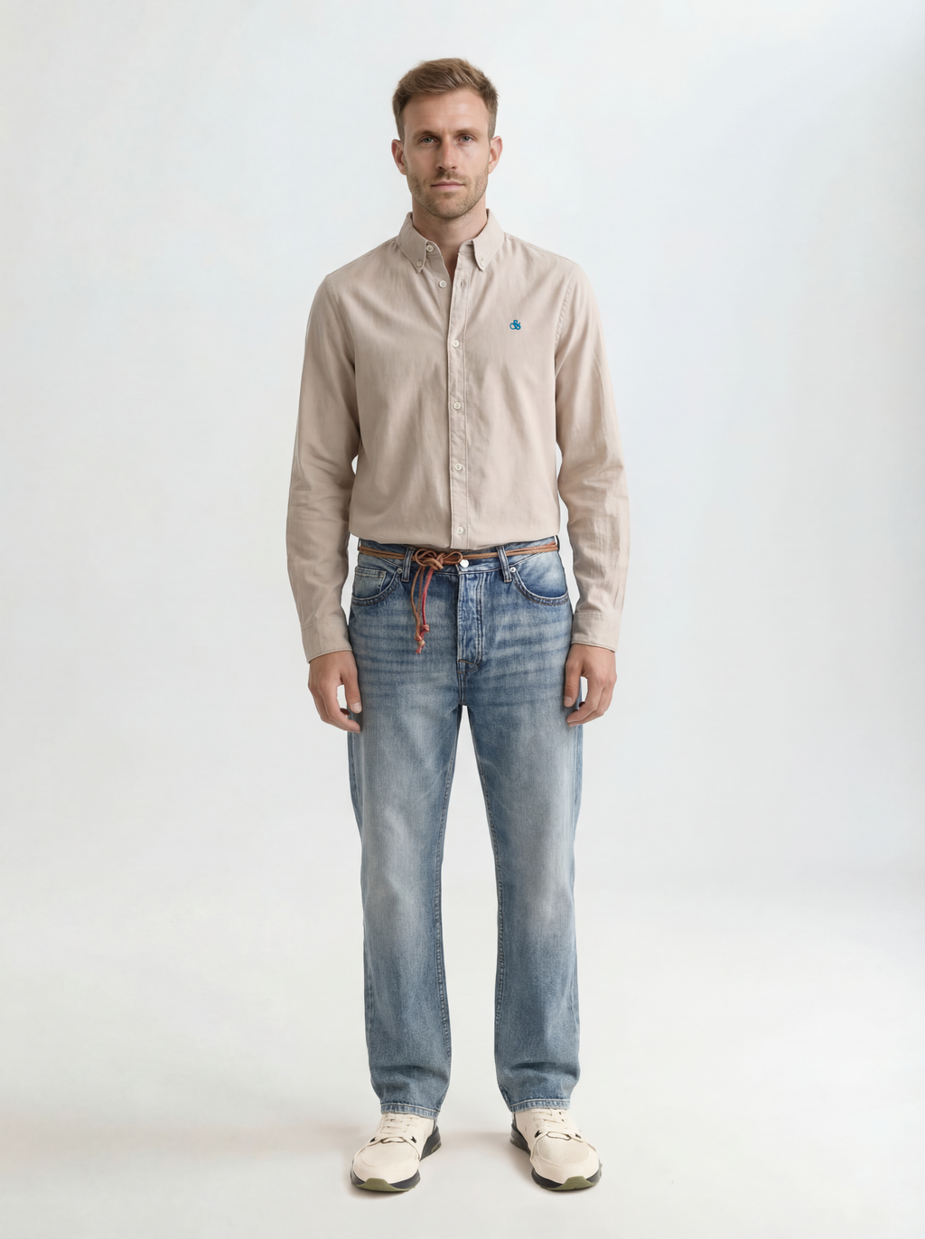 Seasonal Essentials solid oxford shirt
