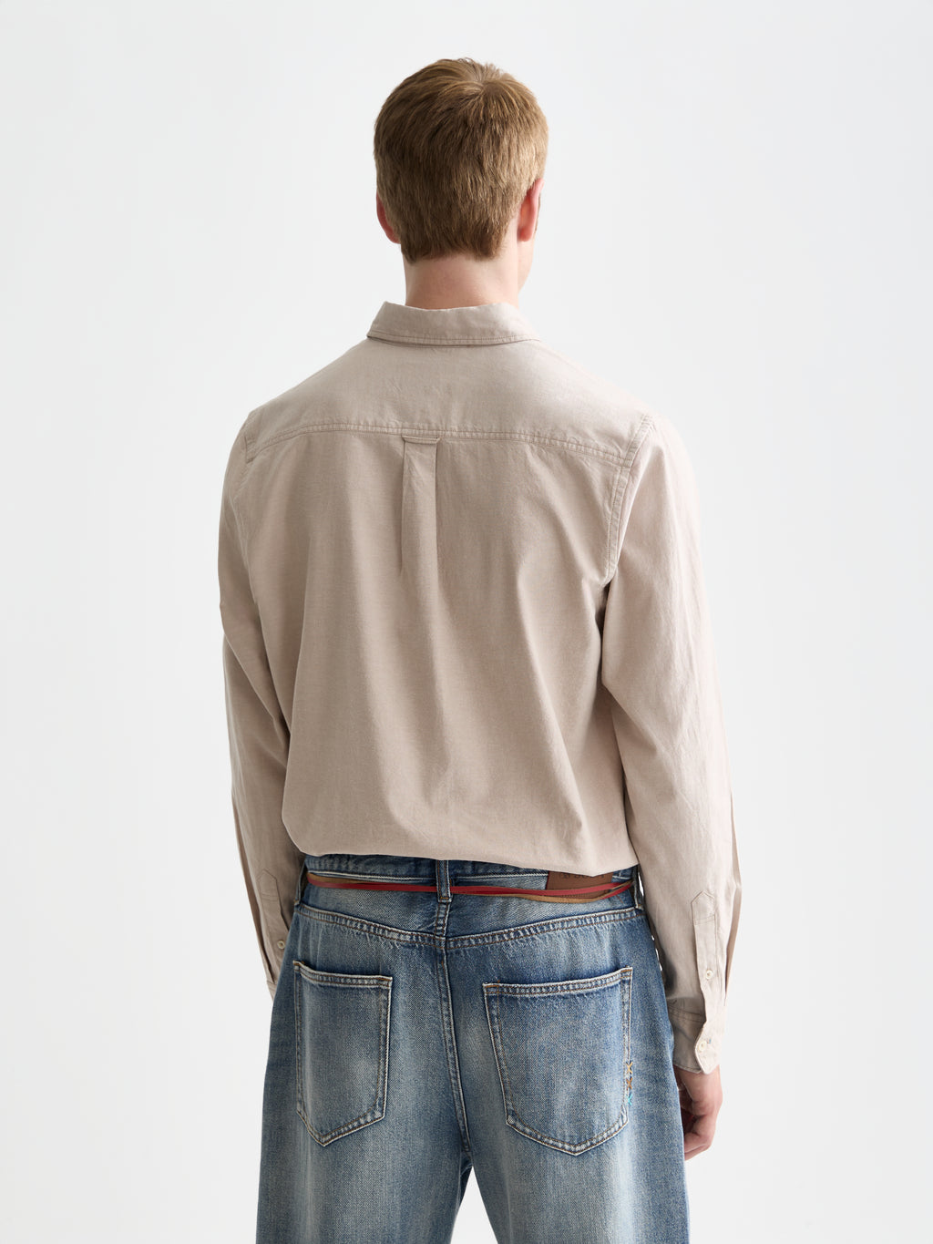 Seasonal Essentials solid oxford shirt - AMPHORA