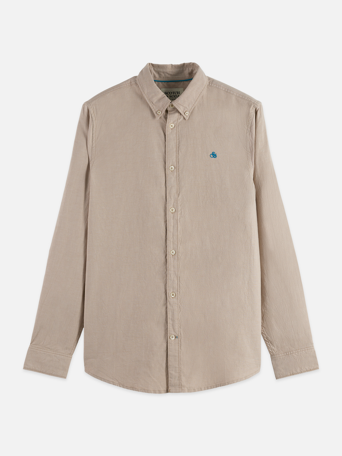 Seasonal core solid oxford regular-fit shirt