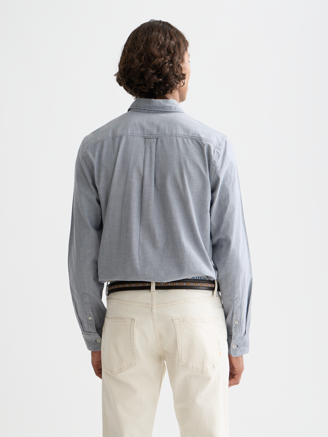 Seasonal core solid oxford regular-fit shirt