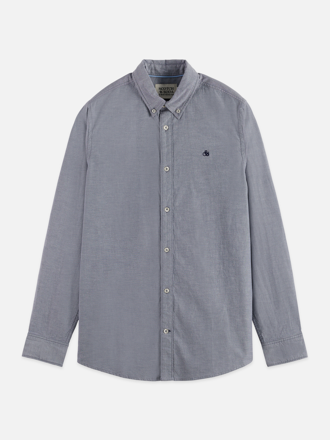 Seasonal Essentials solid oxford shirt - OCEANA