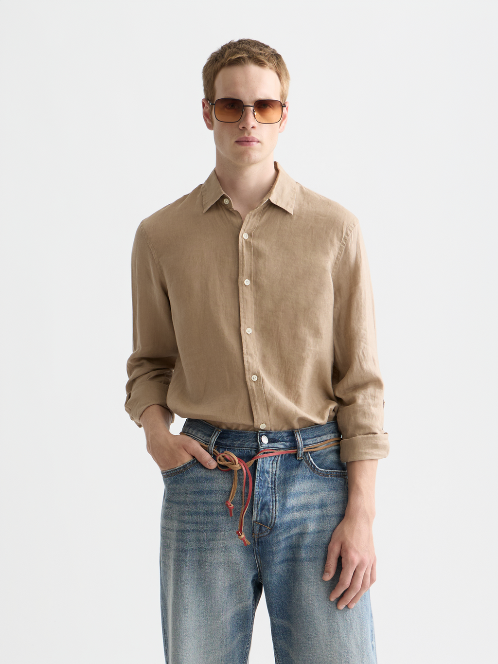 Seasonal Essentials linen shirt - AMPHORA