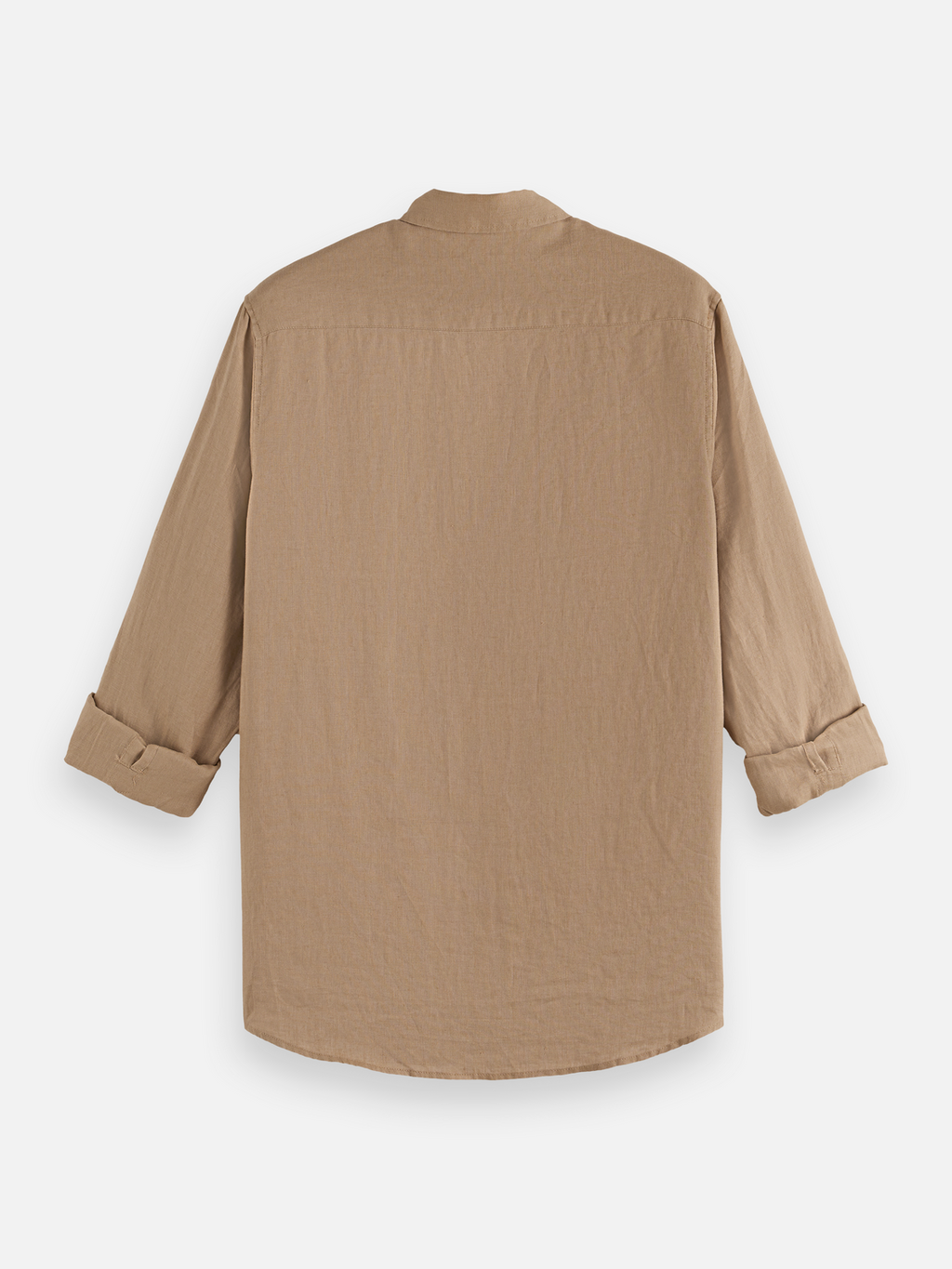 Seasonal core linen regular-fit shirt