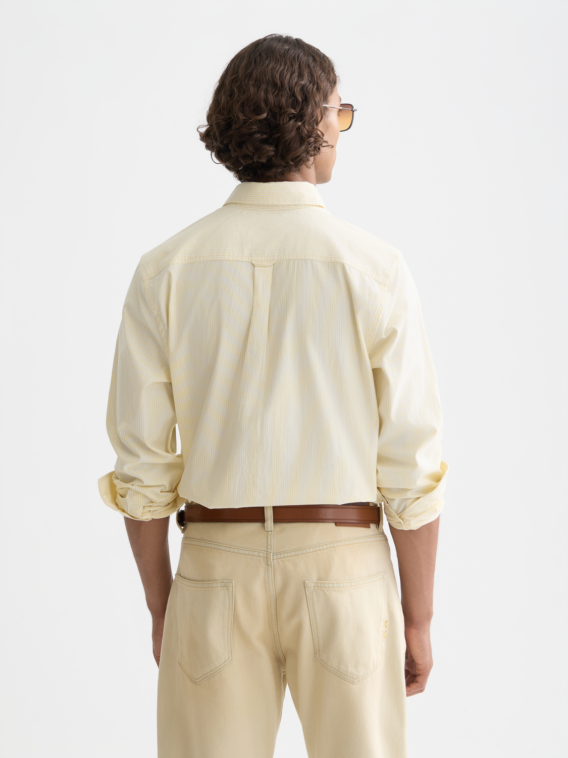 Seasonal Essentials striped oxford shirt - RAFFIA STRIPE