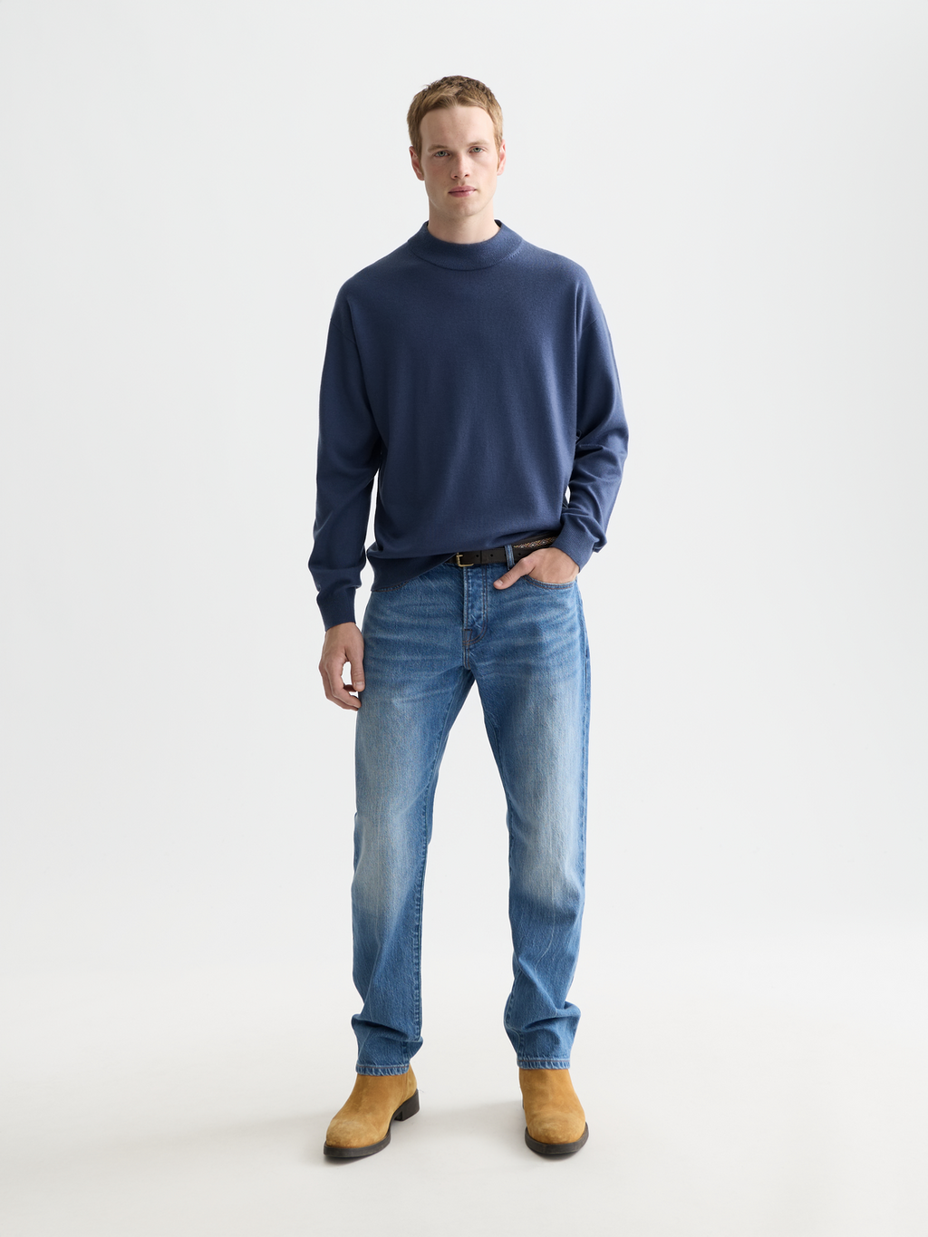 Seasonal Essentials mock neck pullover