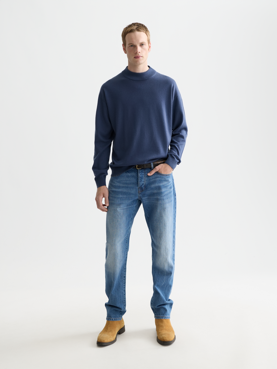 Seasonal Essentials mock neck pullover
