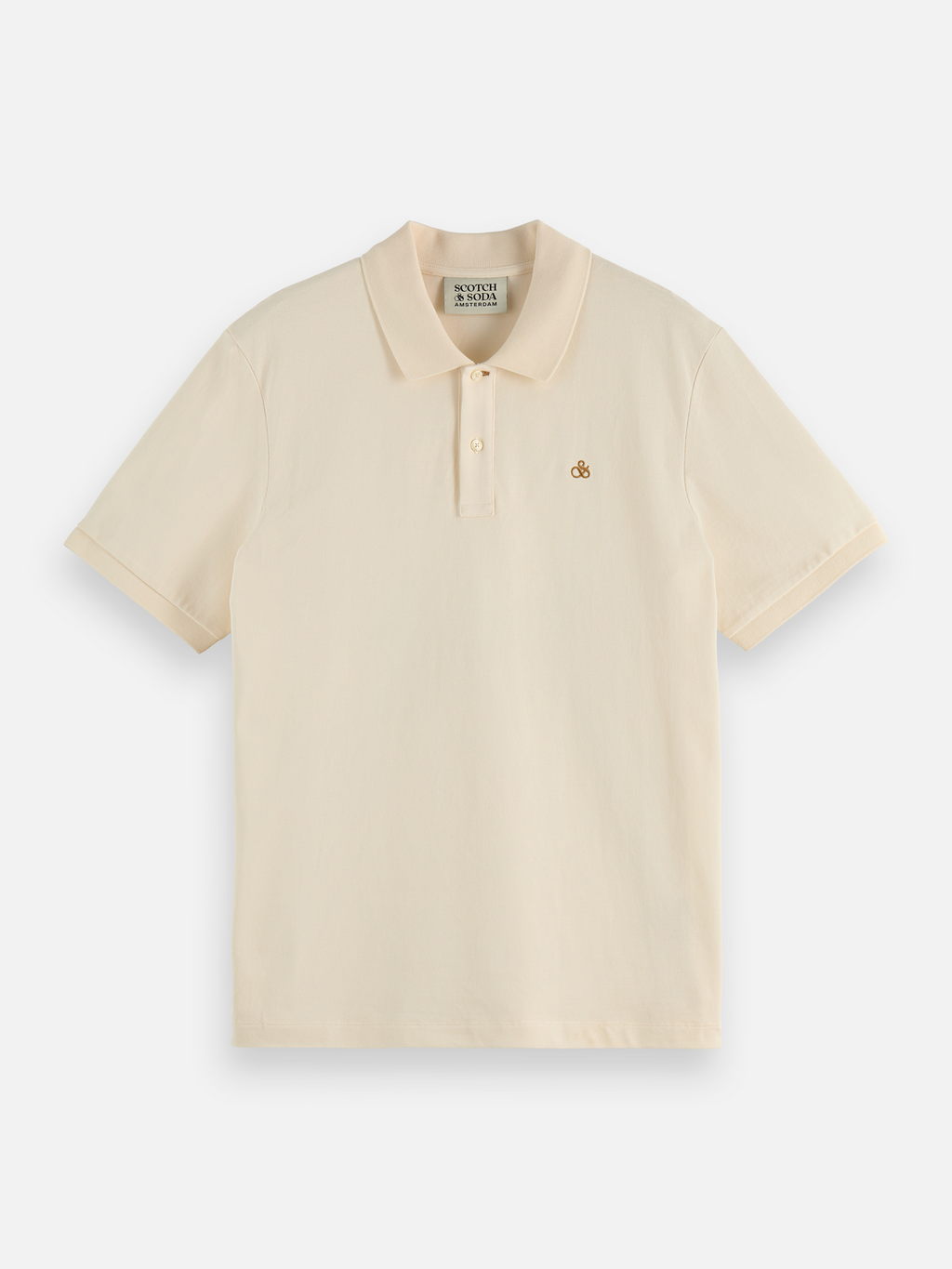 Seasonal core pique chest logo polo