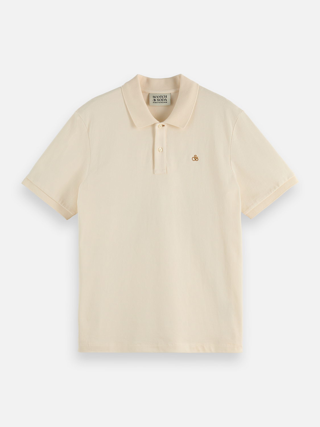 Seasonal core pique chest logo polo