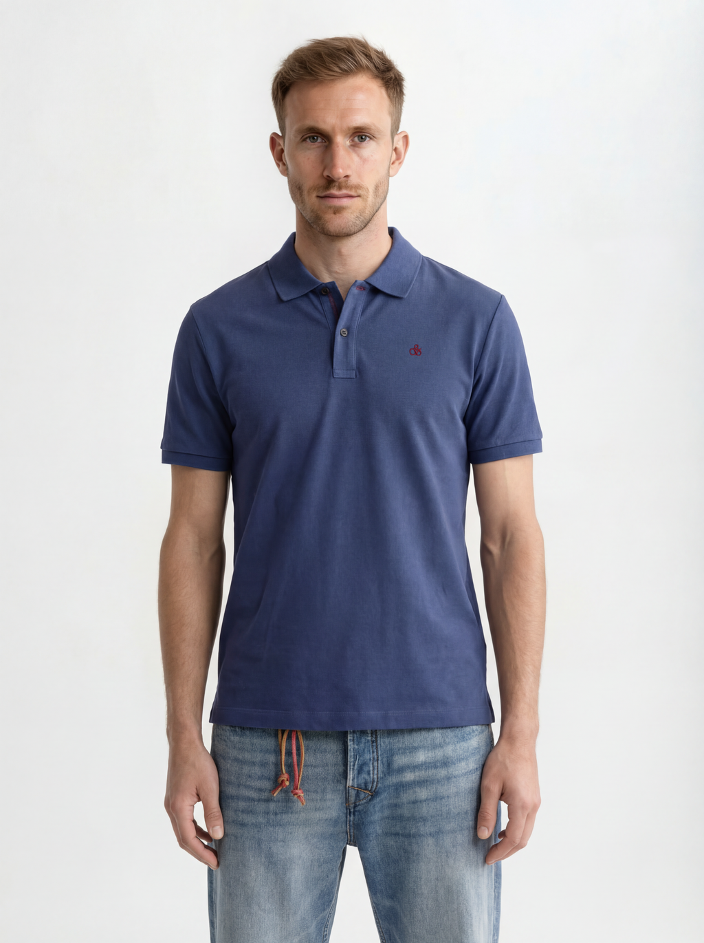 Seasonal Essentials pique logo polo