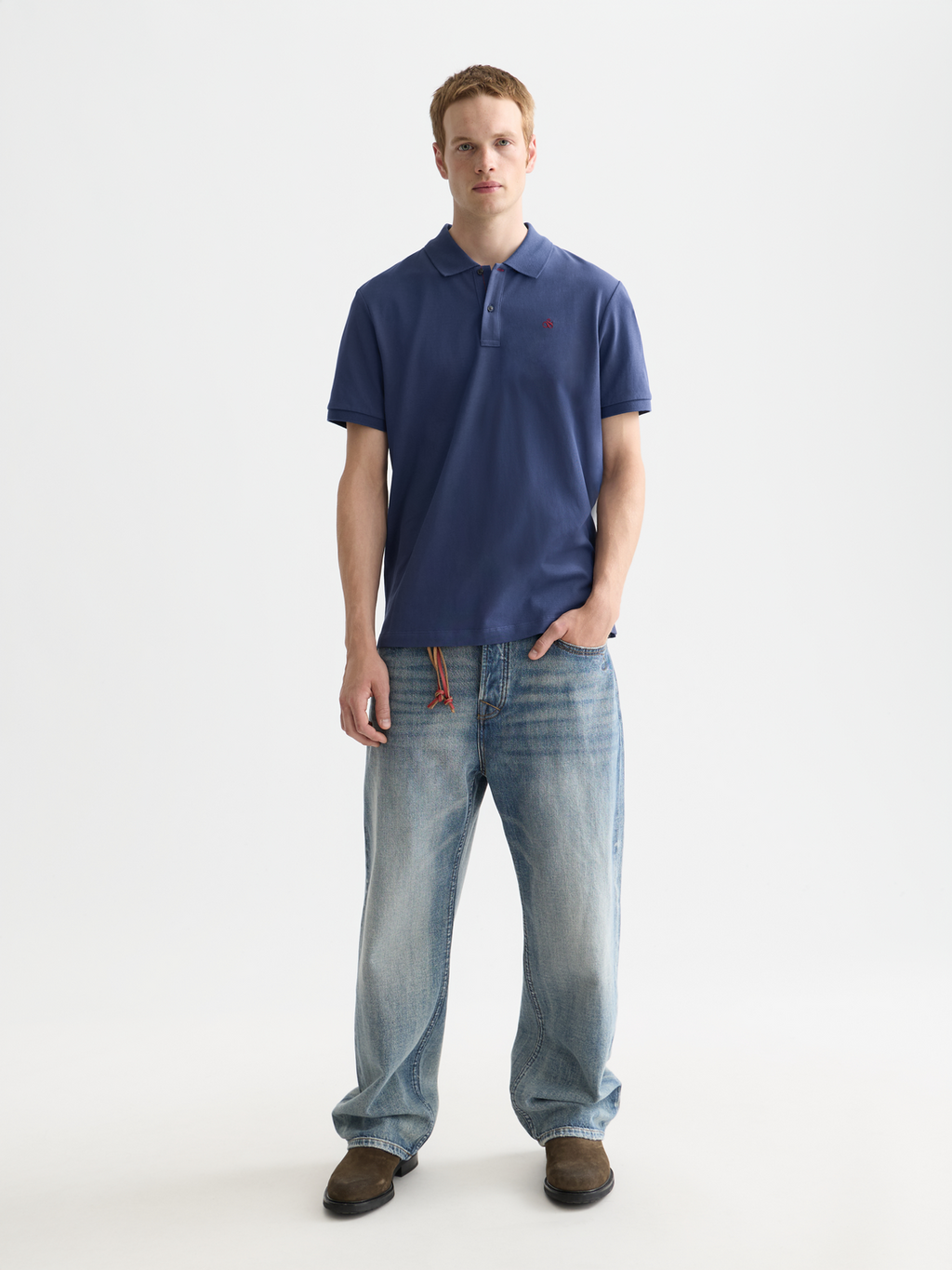 Seasonal Essentials pique logo polo