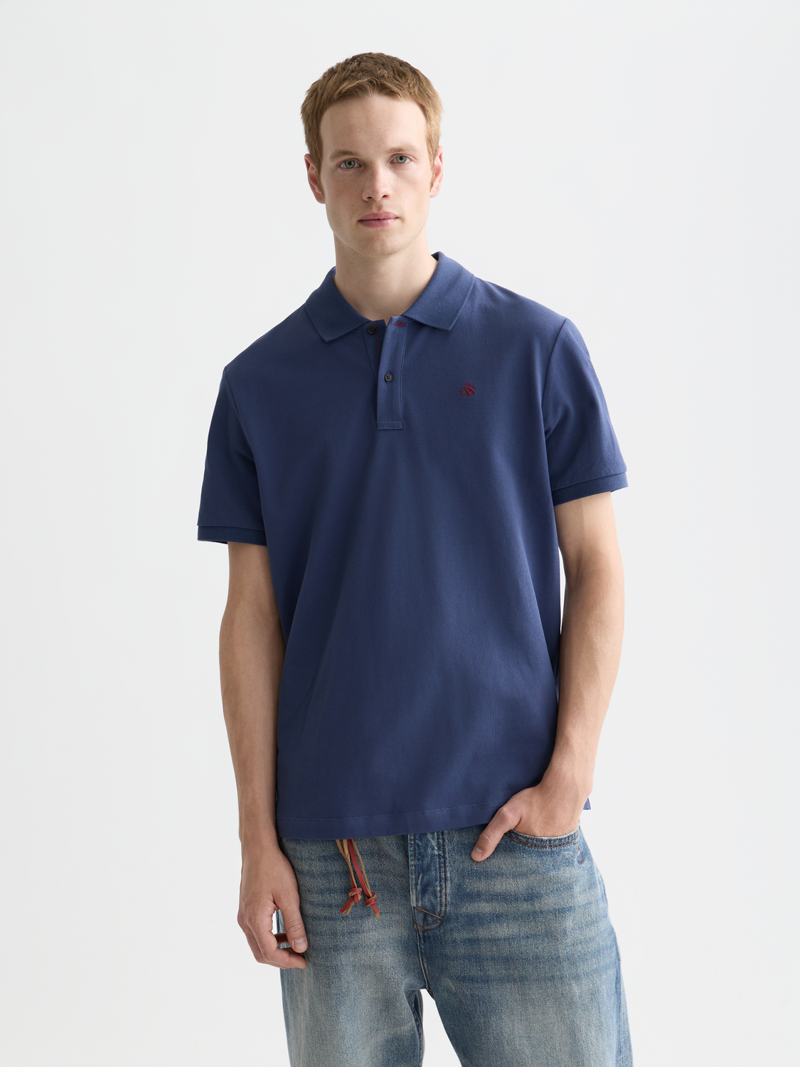 Seasonal Essentials pique logo polo