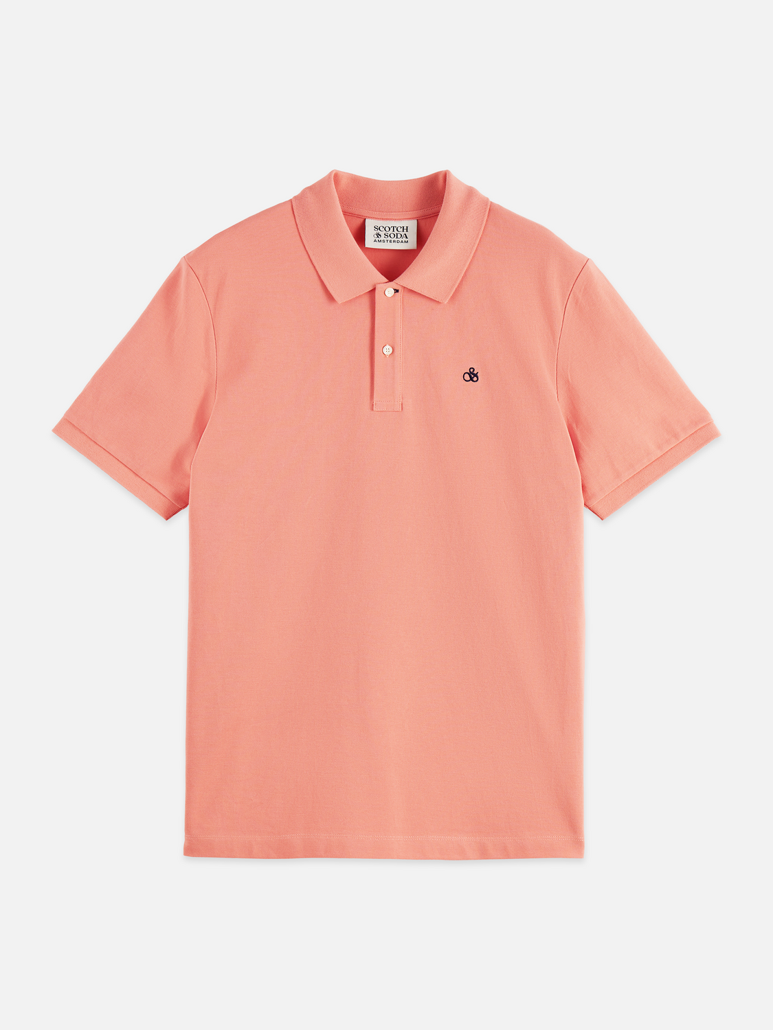 Seasonal core pique chest logo polo