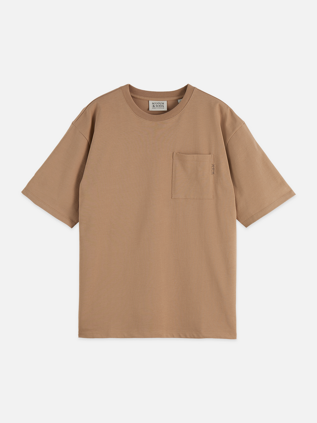 Seasonal Essentials 3 crosses pocket loose T-shirt - AMPHORA