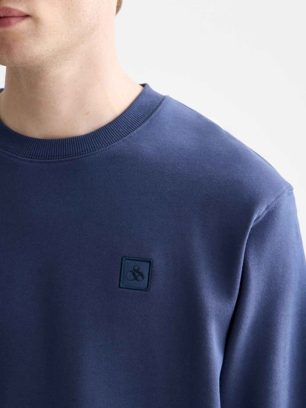Seasonal core logo badge regular-fit sweatshirt