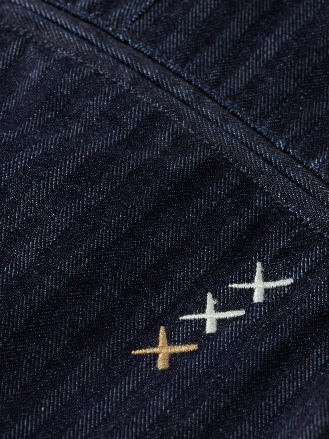 Seasonal loose fit denim chino