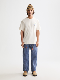 Regular-fit front and back artwork t-shirt