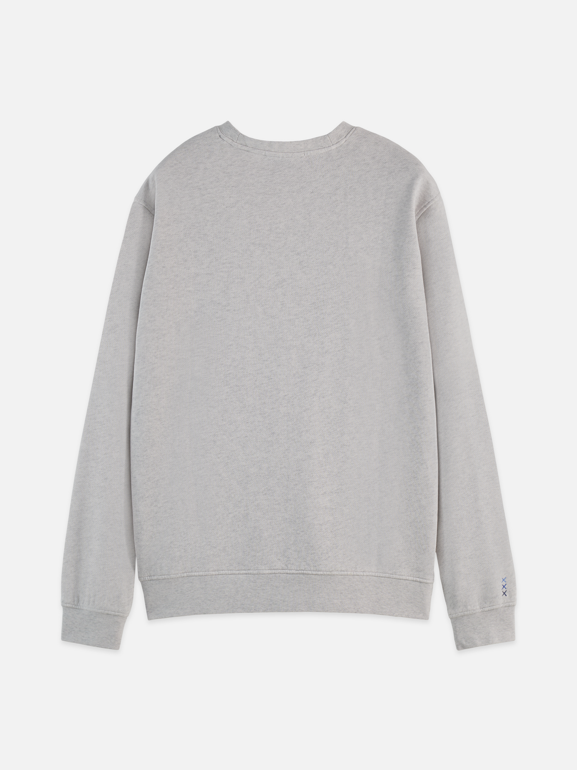 Washed denim graphic sweat