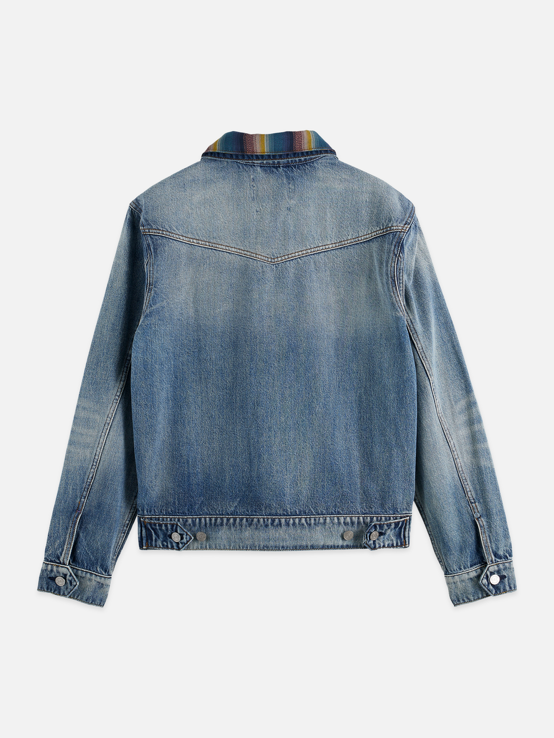 Washed denim ranch jacket