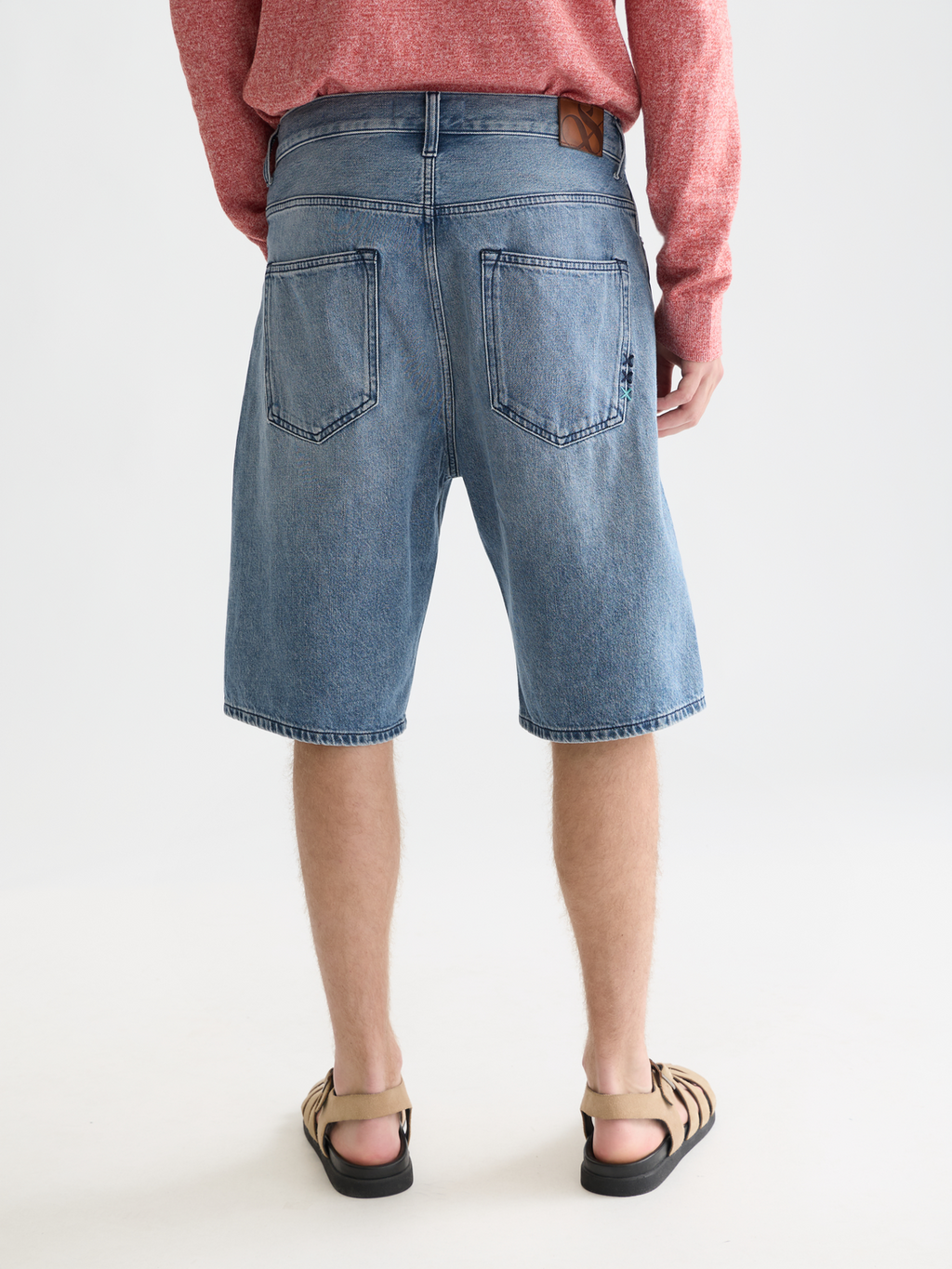 The Pitch loose denim shorts