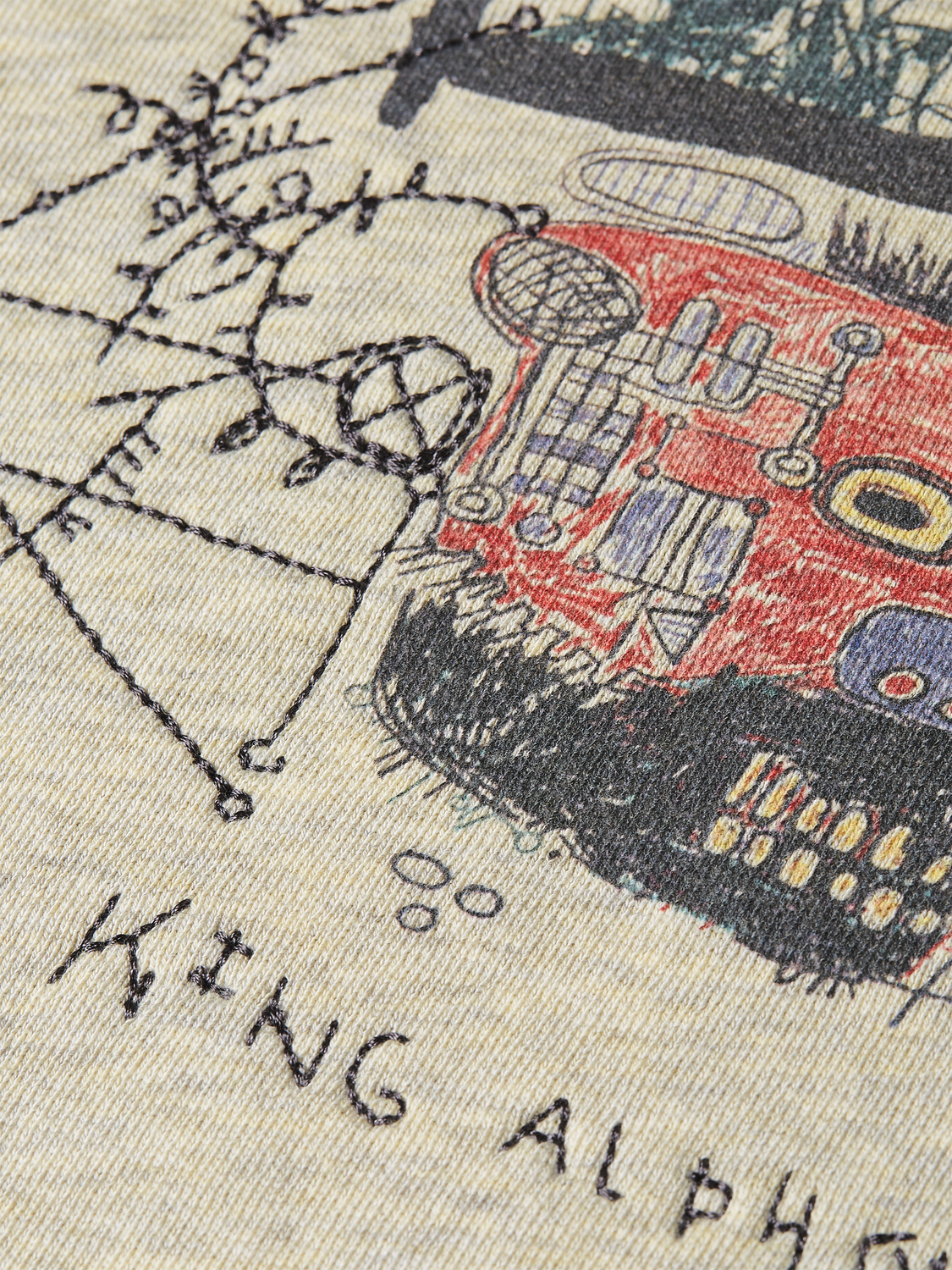 Basquiat artwork relaxed hoodie