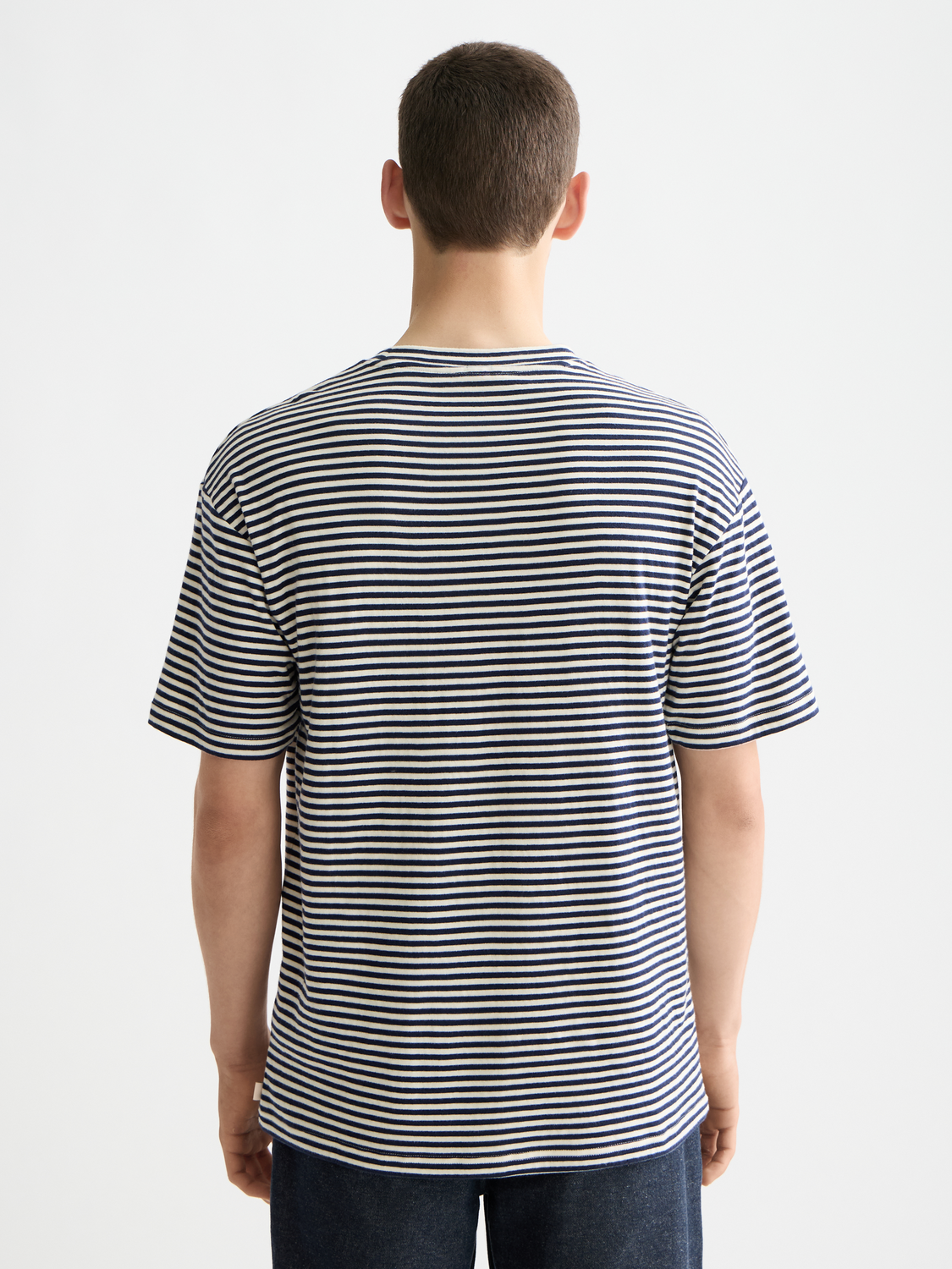 Double face jersey pocket t-shirt