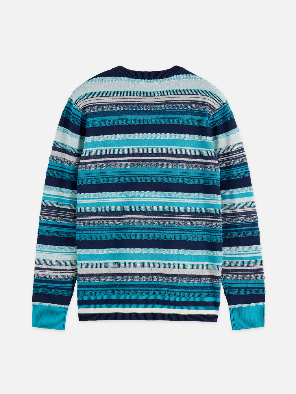 Striped knitted pullover