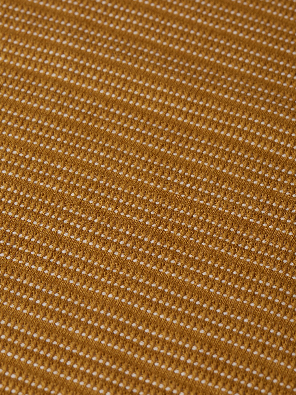 Structured knitted polo