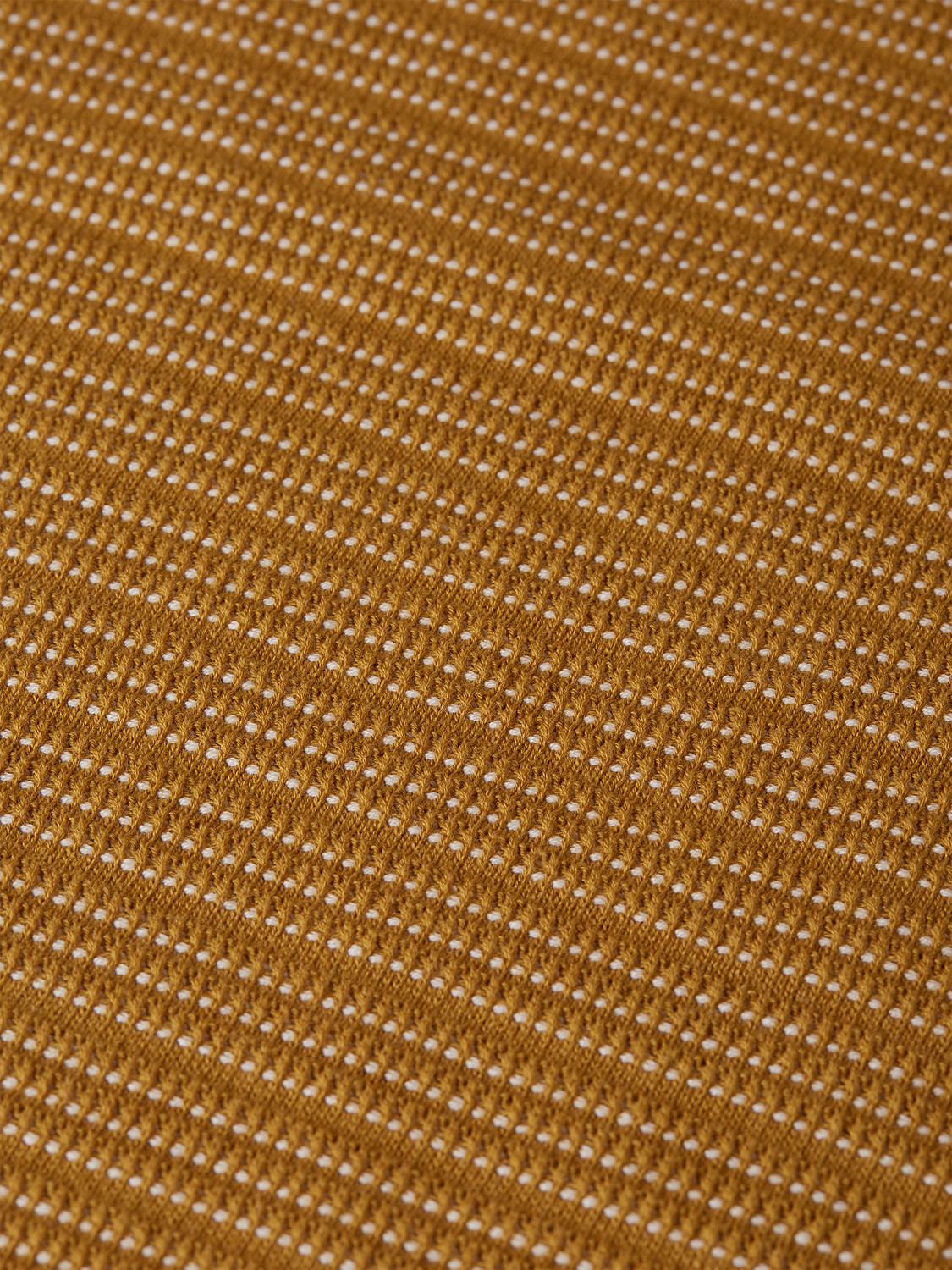 Structured knitted polo