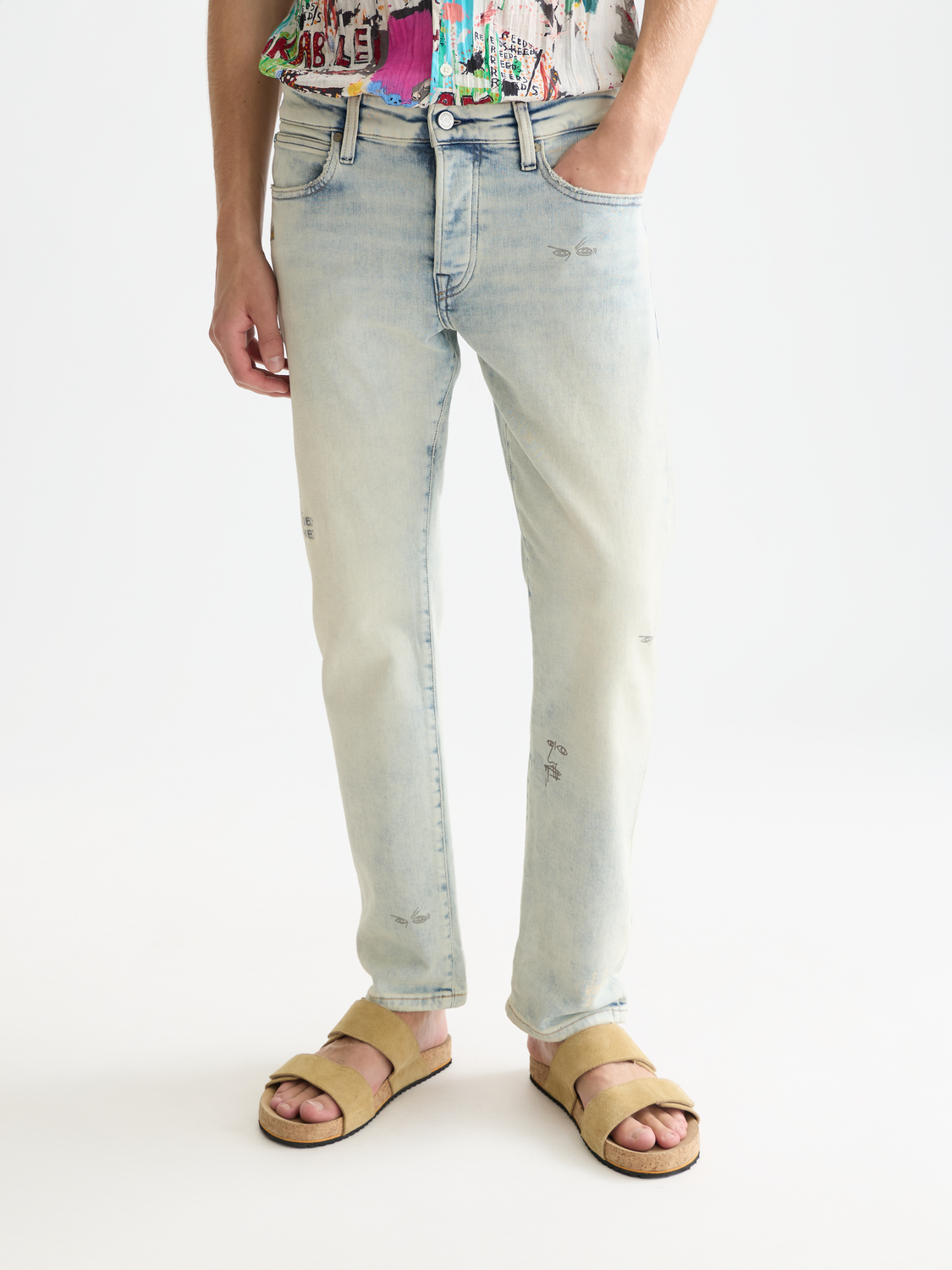 Scotch & Soda x Basquiat The Zee Straight Denim