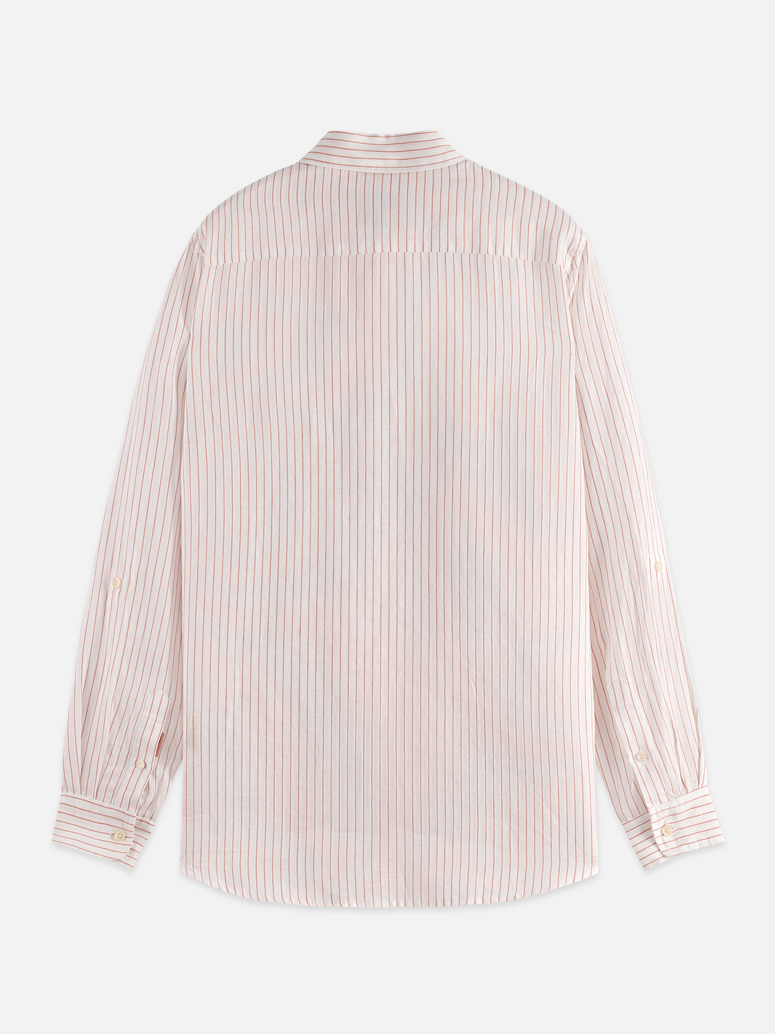 Striped linen regular-fit shirt