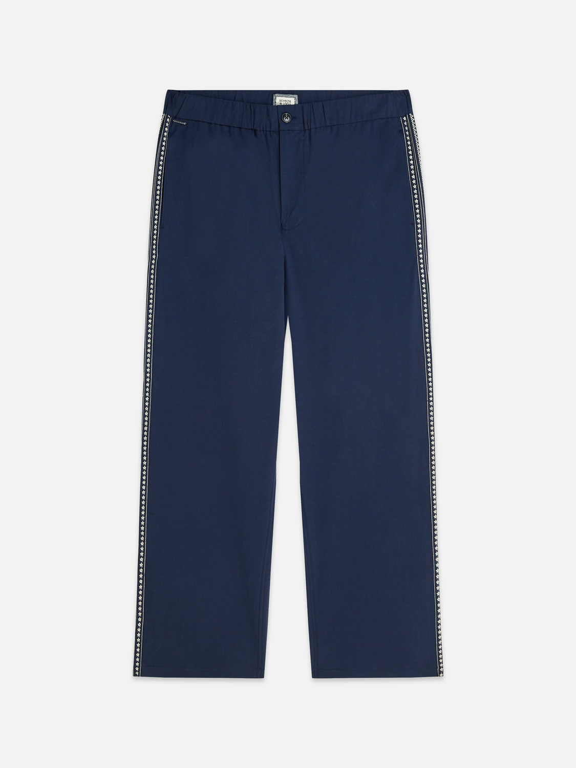 Otis embroidered relaxed straight jogger