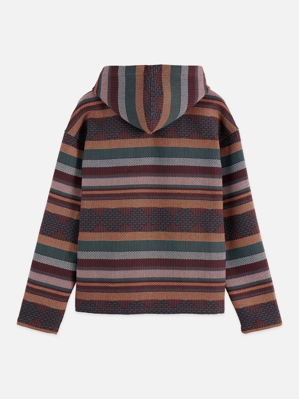 Jacquard relaxed hoodie