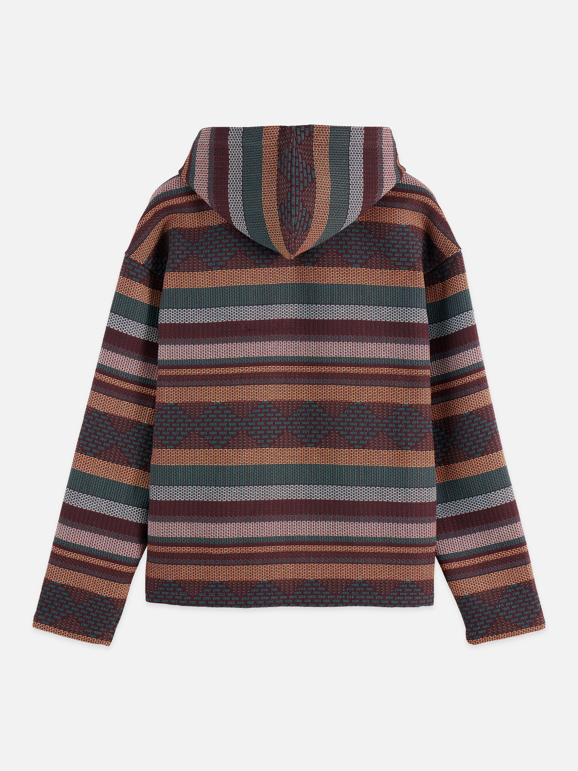 Jacquard relaxed hoodie