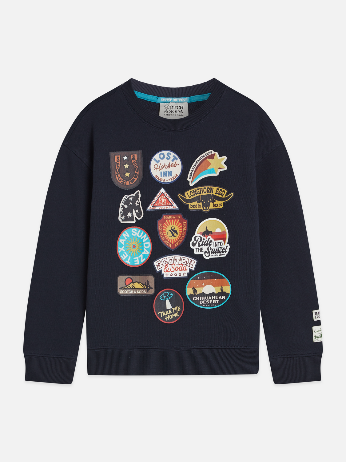 Boys artwork oversized sweatshirt