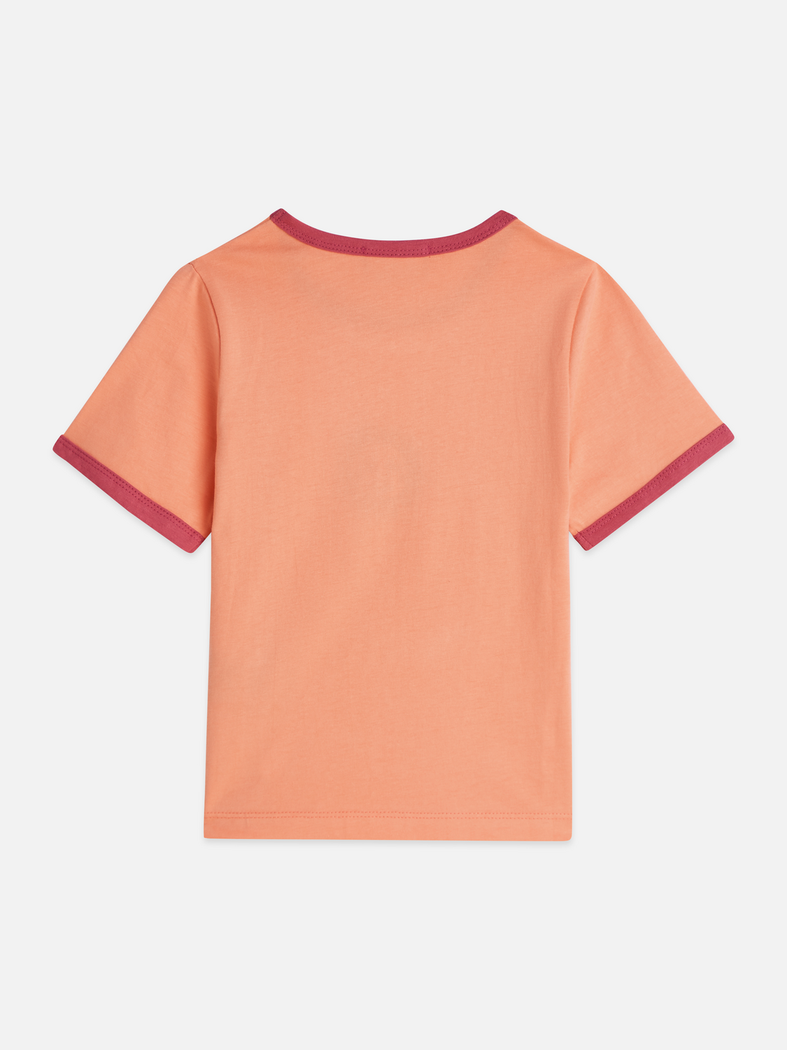 Girls artwork ringer T-shirt