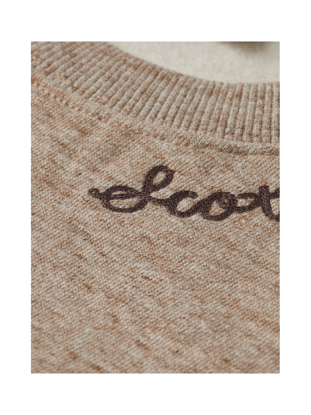 Embroidered loose sweatshirt