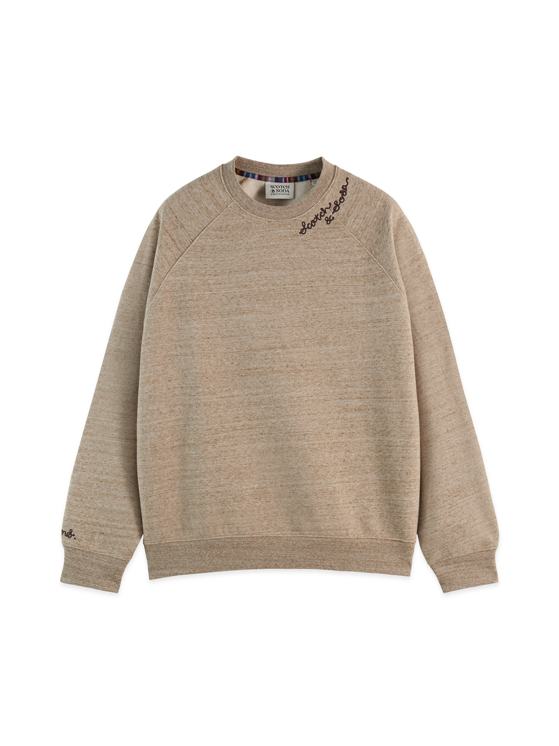 embroidered loose sweatshirt