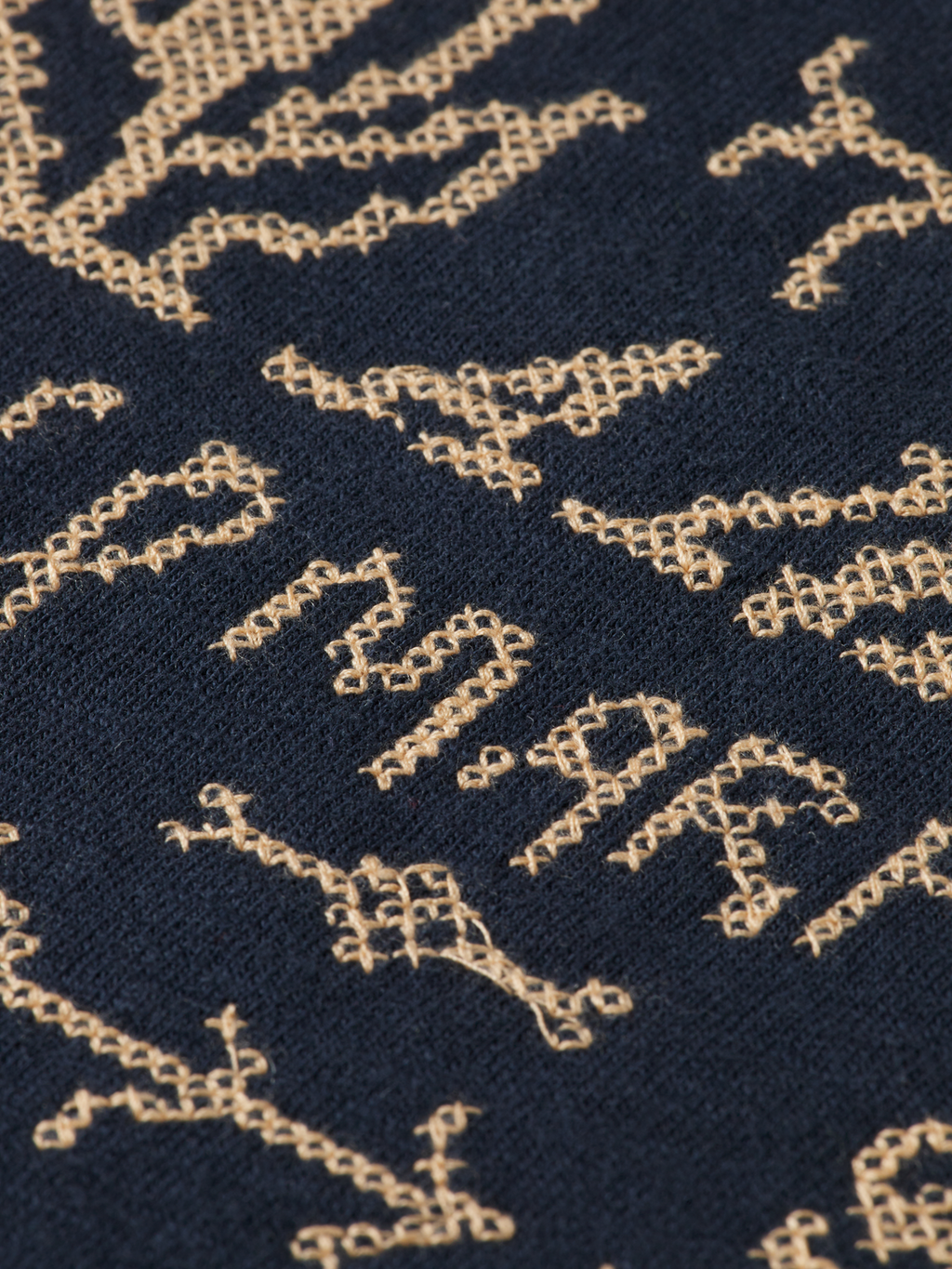 Cross stitch artwork relaxed sweatshirt