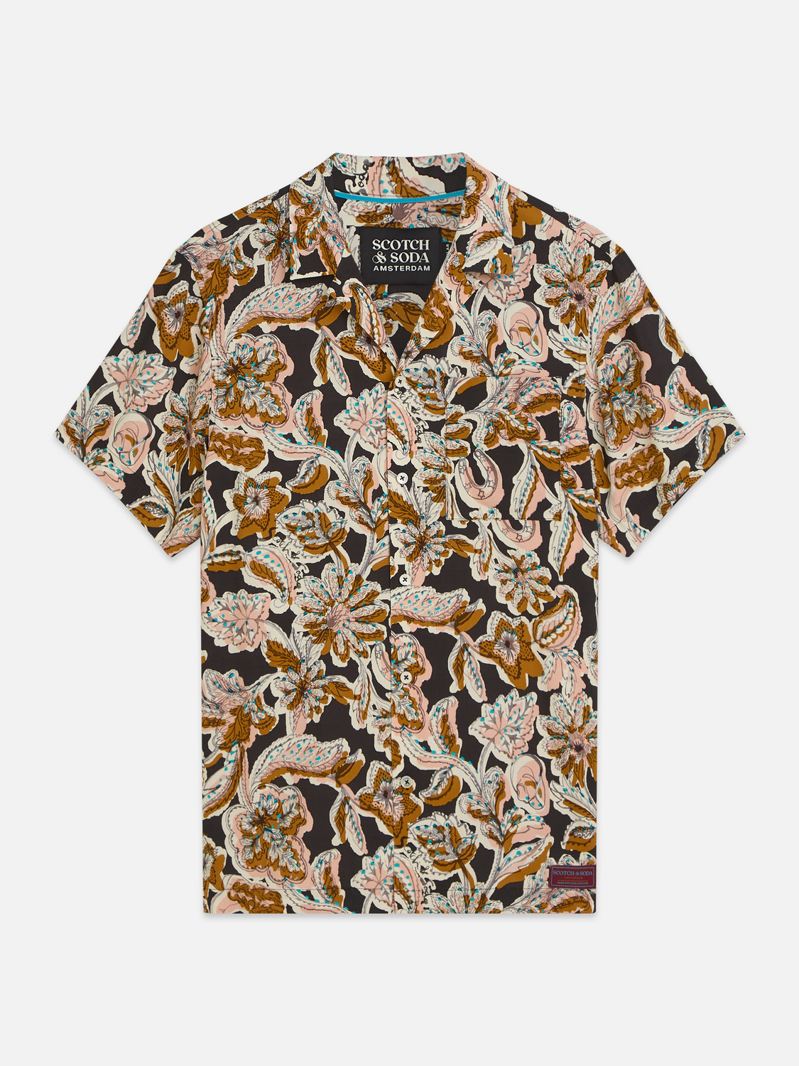 Printed short sleeve shirt