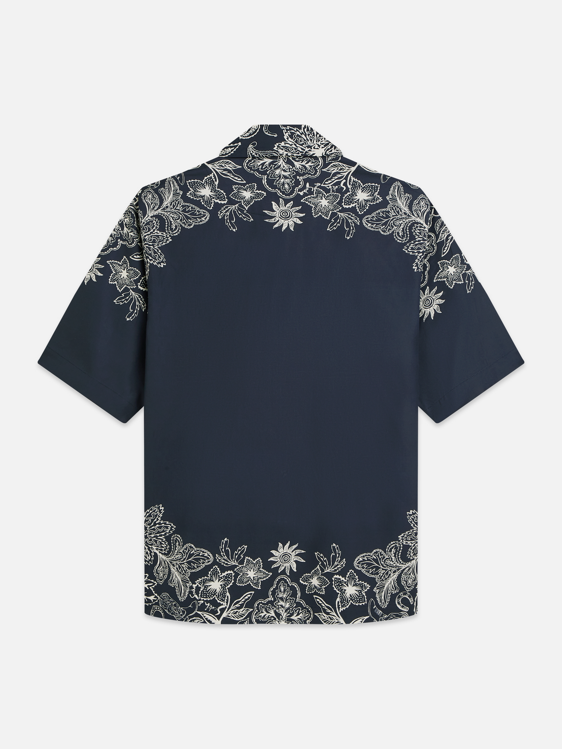 Printed relaxed short sleeve shirt