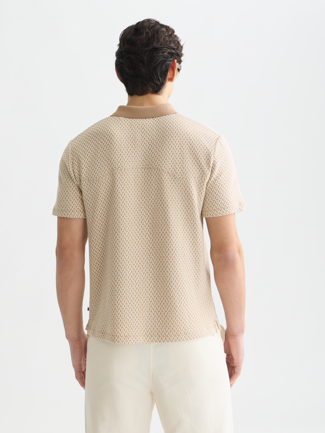 Jacquard relaxed polo