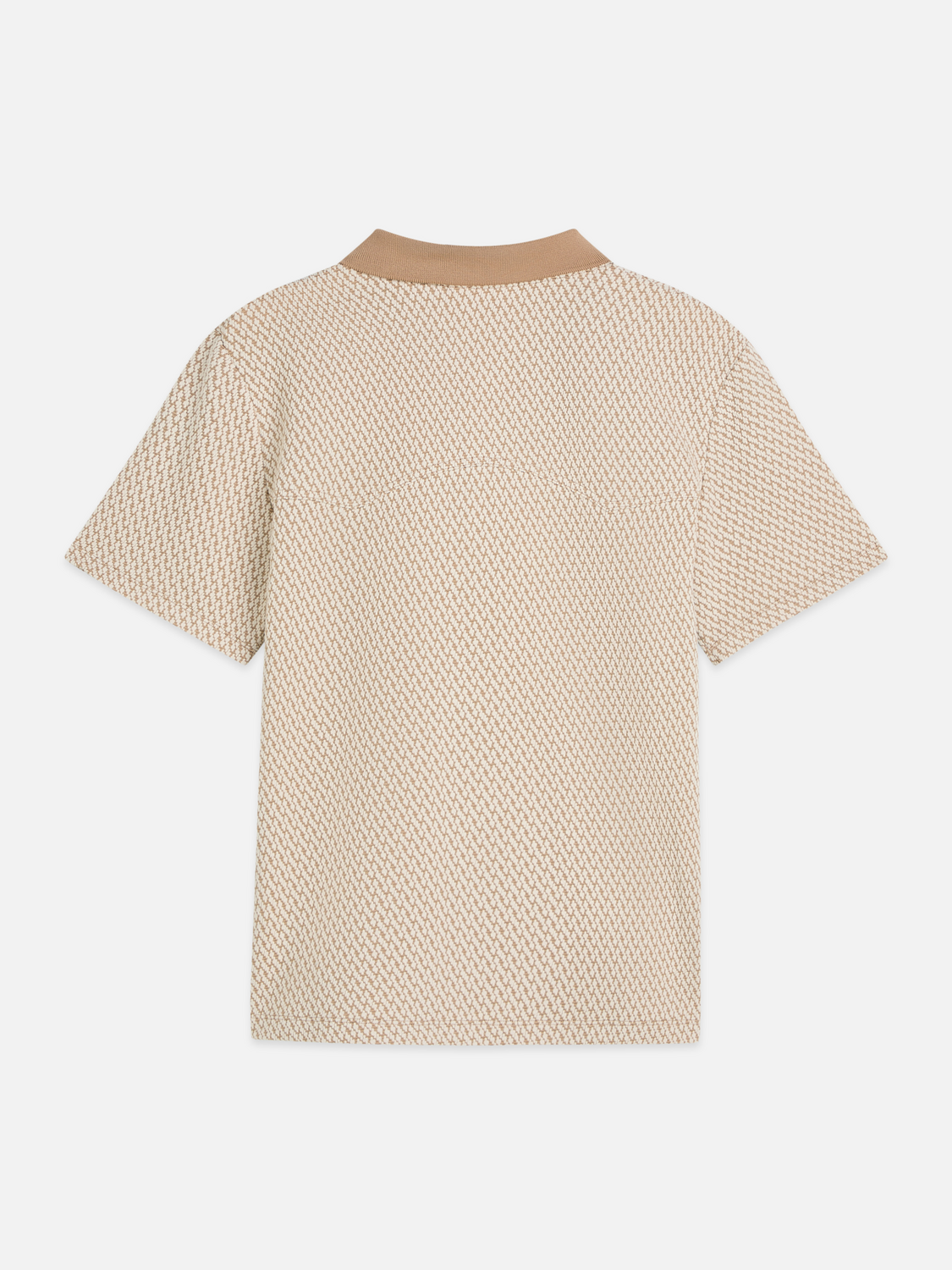 Jacquard relaxed polo