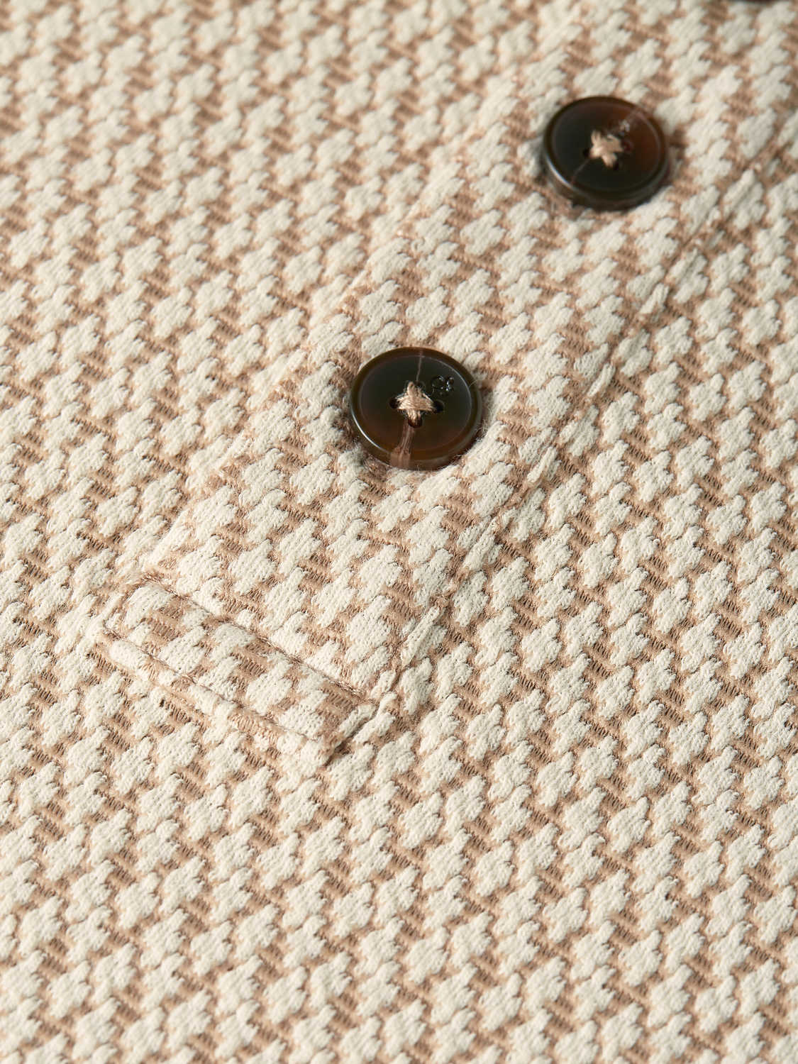 Jacquard relaxed polo