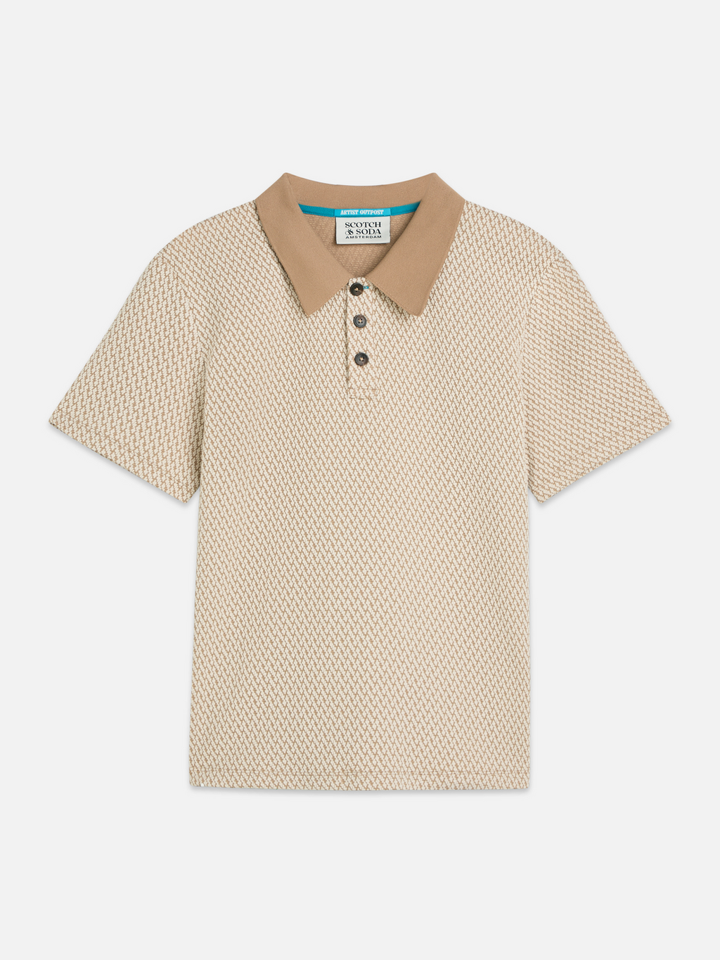 Jacquard relaxed polo