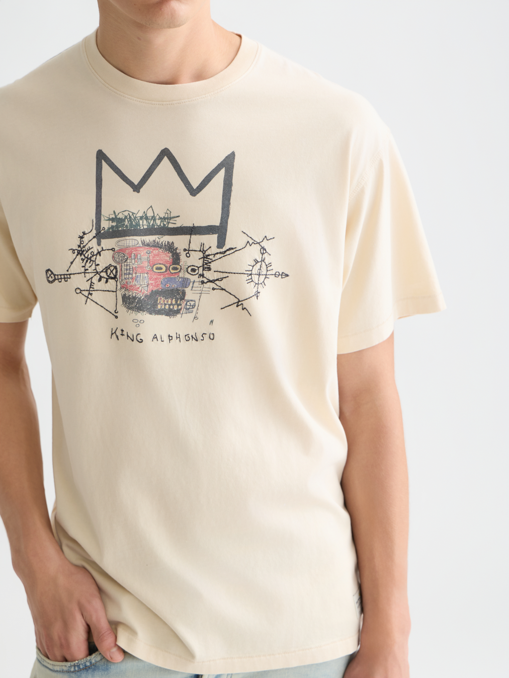 Basquiat artwork relaxed T-shirt