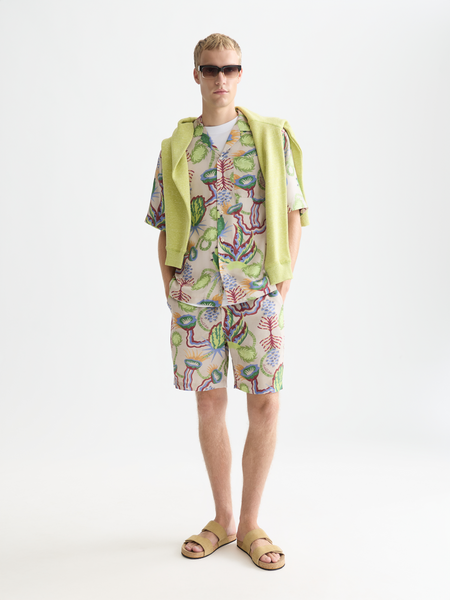 Fave printed tencel relaxed bermuda shorts – Scotch & Soda Amsterdam