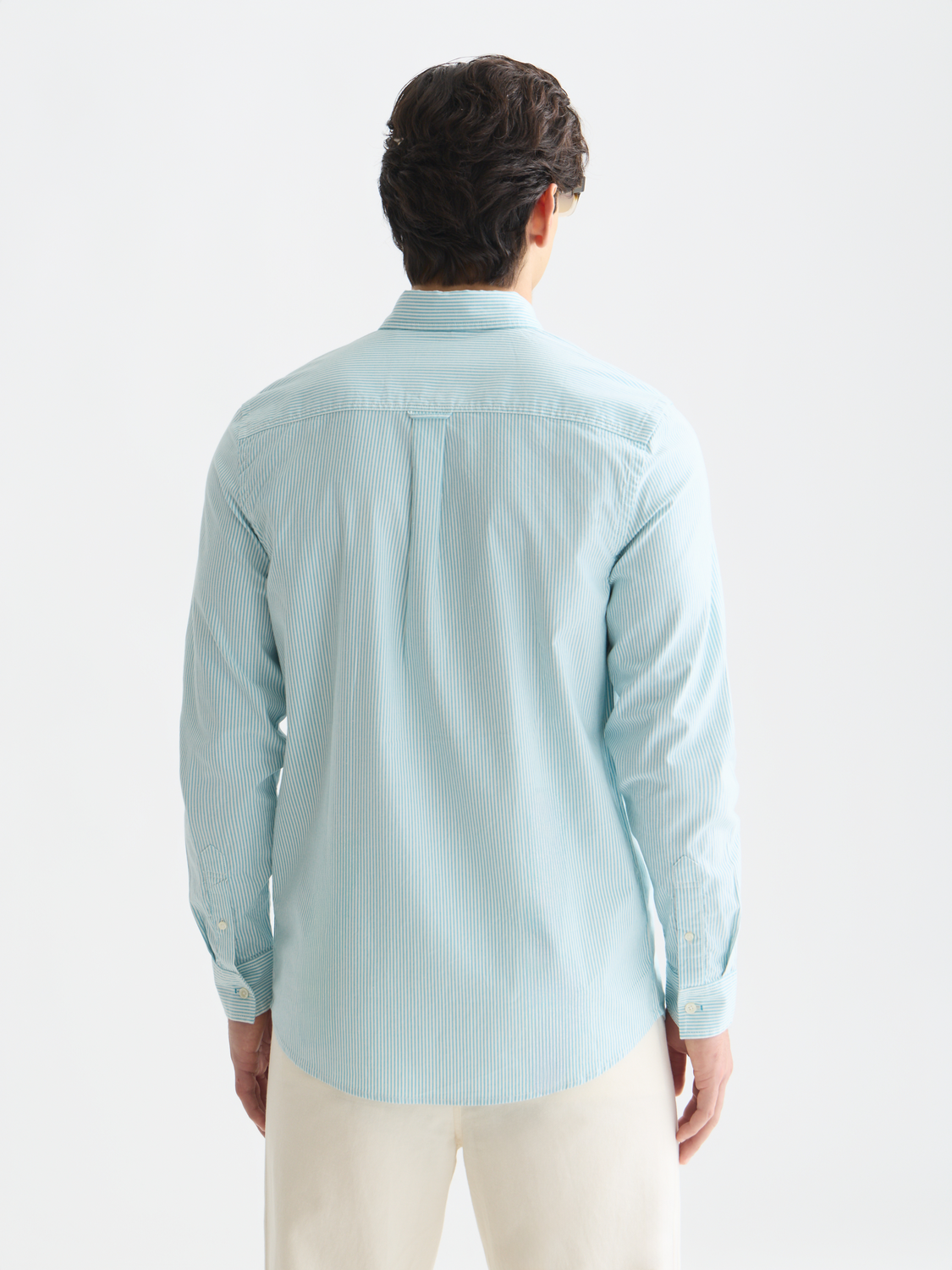 Seasonal Essentials oxford striped shirt